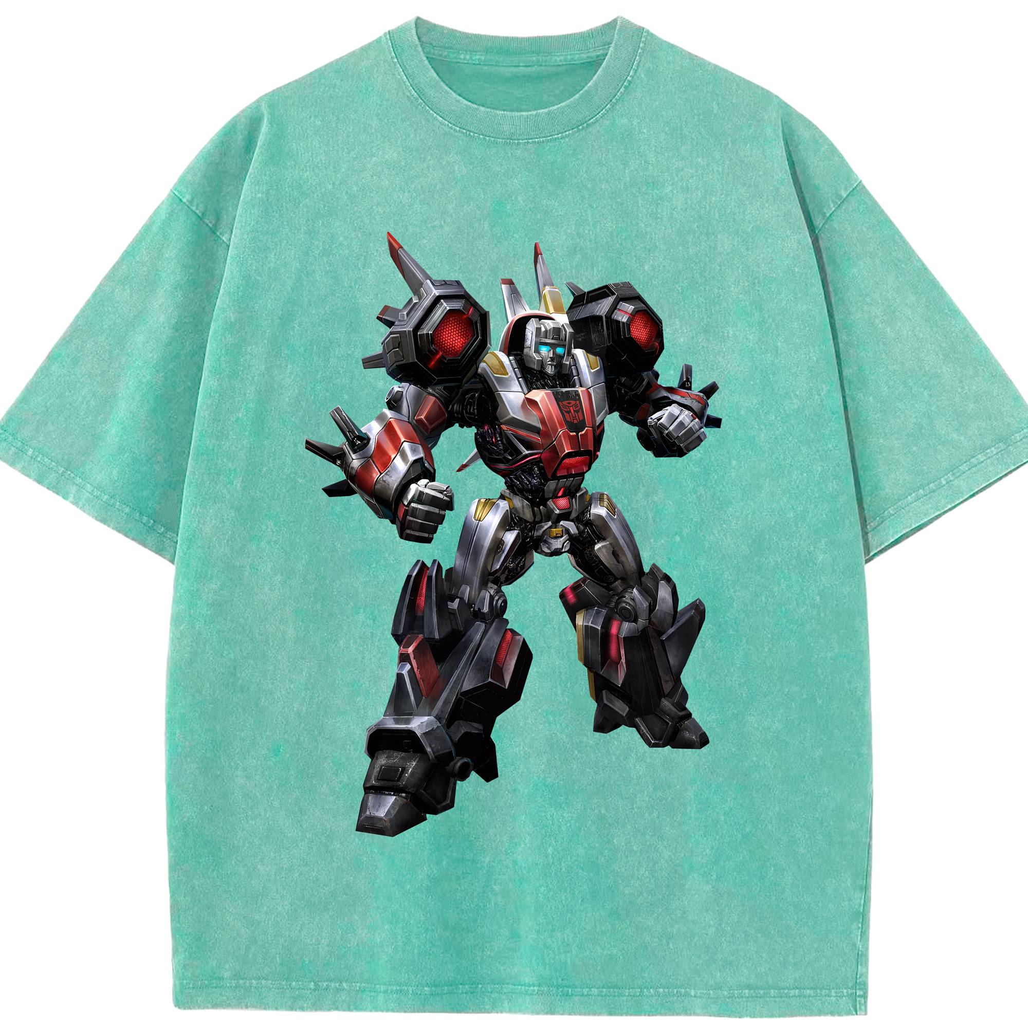 （画像用） Transformers トランスフォーマー 綿100% ヴィンテージ風 半袖Tシャツ（フロントプリント）
